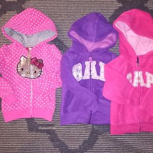Gap kids 2t + hello Kitty zip up 2t